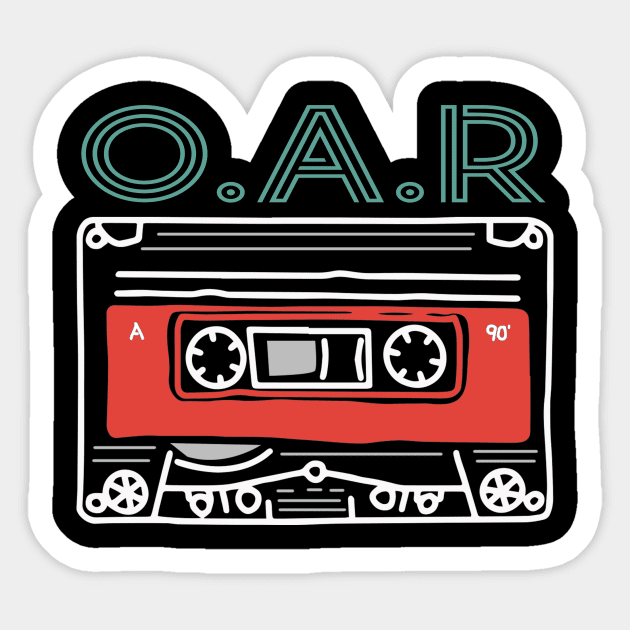 Great Gift O.A.R Classic Proud Personalized 70s 80s 90s Sticker by MakeMeBlush